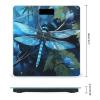 Art Blue Dragonfly Scale for Body Weight Highly Accurate Digital Bathroom Body Scale Easy-to-Read Large LCD Display Bathroom Scale Heavy Duty Measuring Device for People view 2