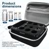 10 Slots Peptide Case, Fits Standard 1-3ml, 5ml, 10ml & 30ml Vials, for Peptide, Insulin, GLP-1, Refrigerator, Freezer & Travel Use, with Mesh Bag & Wrist Strap (Only Box) view 3