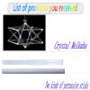 JHNKOJ Chakra Optically Clear Quartz Crystal Singing Mokaba Merkaba Sound Therapy Meditation Yoga Percussion Pyramid Healing Musical Instrument,8 Inch view 2