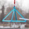 JHNKOJ Blue Quartz Crystal Singing Pyramid Crystal Singing Pyramid Healing Musical Instrument for Sound Healing Meditation Accessories,8 Inch view 3