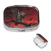 Square Round Pill Case Owl Pill Box Daily 2 Compartment Travel Pill Container for Pocket Purse Portable Medicine Cod Liver Oil Storage Box 2 Times a Day Pill Organizer view 2