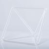 JHNKOJ 5-12 Inch Clear Crystal Quartz Pyramid/Mokaba/Merkaba,Stress Reduction Corner Stand Percussion Instrument Forsound Therapy Meditation Yoga A,10 Inch view 2
