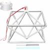 JHNKOJ Quartz Crystal Singing Pyramid Chakra Optically Clear Quartz Crystal Singing Mokaba Merkaba, with Two Type Striker,7 Inch+Bag view 1