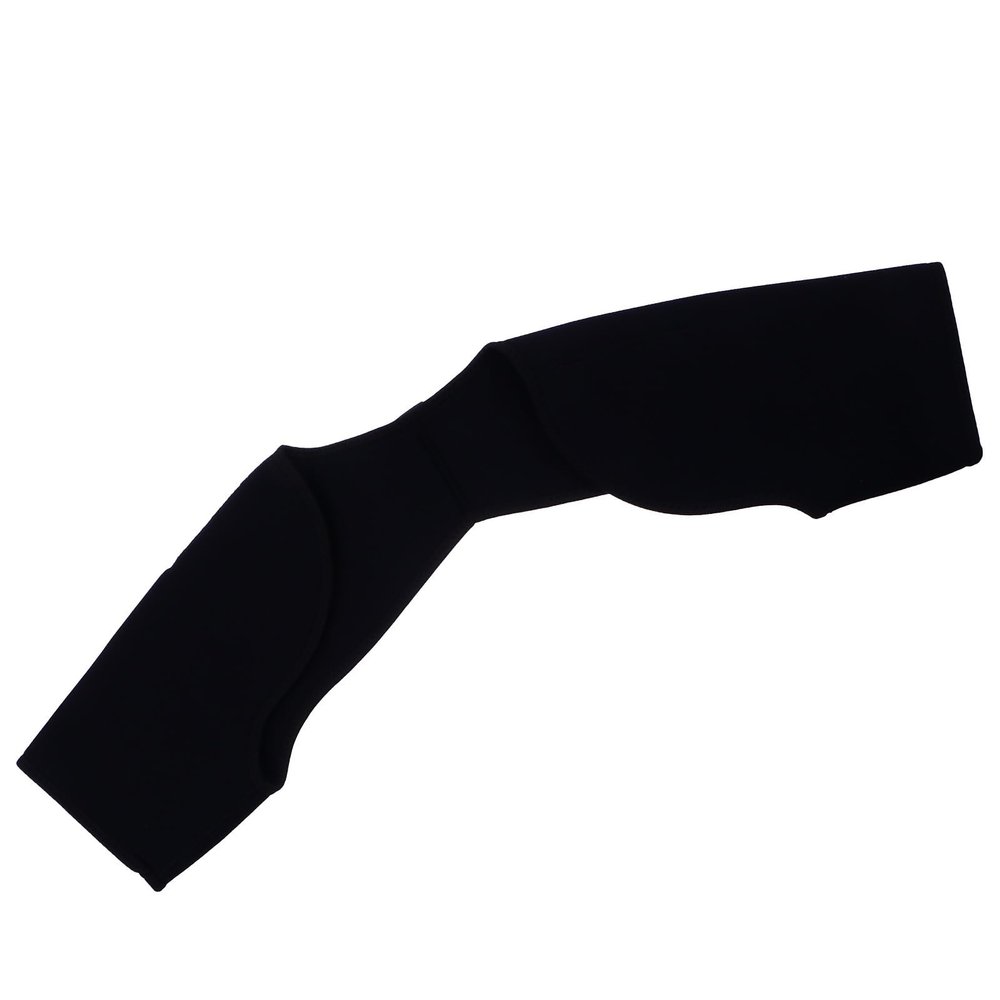 HAPINARY Black Warm Keeping Shoulder Support Strap for Sports Adult Shoulder Brace for Gym Workout