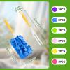 Doodlream 12PCS Fleece Reusable Duster Refills with 4 Handles, Washable Cleaning Pads in 6 Colors, 360 Dust Cleaning Brush for Home, Blinds, Car, Furniture, Fans, Wet & Dry Use view 2