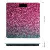 3D Pink Glitter Weight Scale,Clear LED Display Bathroom Digital Weighing Scale,Tempered Glass Digital Bathroom Scale for Body Weight Capacity Up to 400 Lbs view 2