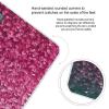 3D Pink Glitter Weight Scale,Clear LED Display Bathroom Digital Weighing Scale,Tempered Glass Digital Bathroom Scale for Body Weight Capacity Up to 400 Lbs view 4