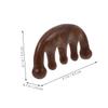 CLISPEED Wooden Scalp Massage Comb 2pcs Set Sandalwood Hair Scalp Massager with Wide Smooth Teeth Portable Head Massage Tool for Daily Relaxation view 2