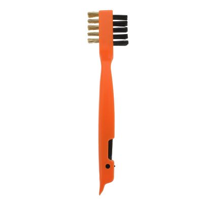 CHILDWEET Multi-Functional Cooktop Cleaning Brush with Copper Wire Practical Handle Kitchen Brush for Grease Removal and Household Cleaning for Stove and Countertops