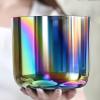 JHNKOJ Colorful Alchemy Sound Bowl,432 Hz/440 Hz Coloured Natural Cosmic Light Singing Bowl for Yoga Meditation & Sound Healing,A Note-6In 440Hz+Bag view 1