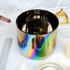 JHNKOJ Colorful Alchemy Sound Bowl,432 Hz/440 Hz Coloured Natural Cosmic Light Singing Bowl for Yoga Meditation & Sound Healing,A Note-6In 440Hz+Bag view 4