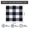 Storqen Cotton Waffle Weave Kitchen Towels Super Absorbent and Machine Clean Tool Washable Dish Towels for Drying Dishes(Purple,13x28 inches - 12pcs) view 3