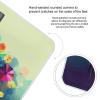 Abstract Style Colorful Flowers Bathroom Scale for Body Weight 400 Lb Weight Scale with High Precision Sensors Tempered Glass Highly Accurate Digital Weighing Machine for People view 4
