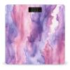 Abstract Watercolor Purple Bathroom Scale for Body Weight 400 Lb Weight Scale with High Precision Sensors Tempered Glass Highly Accurate Digital Weighing Machine for People view 1