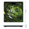 Abstract Green Snake Bathroom Scale for Body Weight 400 Lb Weight Scale with High Precision Sensors Tempered Glass Highly Accurate Digital Weighing Machine for People view 2