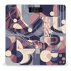 Abstract Geometric Lines Bathroom Scale for Body Weight 400 Lb Weight Scale with High Precision Sensors Tempered Glass Highly Accurate Digital Weighing Machine for People view 1