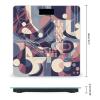Abstract Geometric Lines Bathroom Scale for Body Weight 400 Lb Weight Scale with High Precision Sensors Tempered Glass Highly Accurate Digital Weighing Machine for People view 2