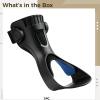 wkao Left Foot Foot Drop Brace, AFO Ankle Support Orthosis, Drop Foot Correction, Shoe Size 41-43, Hemiplegia Stroke Foot Stabilizer view 3