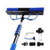 Solar Panel Cleaning Kit, 20FT Extension Pole Solar Panel Cleaning Brush, Water Fed Pole Brush with Soap Dispenser, Fit for Solar Panels, Snow Removal, Window etc , 5 Year Warranty view 1