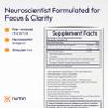 Numin Brain Supplement for Memory & Focus with Rhodiola & L-Tyrosine, 20 Ct view 3