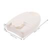 BUTIFULSIC Oval Hot Water Bottle with Cover, Reusable Heating Water Bag for Travel, Portable Hand and Foot Warmer, Soft Hot Bottle Pouch for Neck, Belly, and Home Use view 2