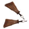 IDEANATEGRATE 2pcs Manual Palm Whisk Brooms Small Straw Handheld Desktop Dust Brushes for Office and Home Cleaning view 1