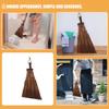 IDEANATEGRATE 2pcs Manual Palm Whisk Brooms Small Straw Handheld Desktop Dust Brushes for Office and Home Cleaning view 3