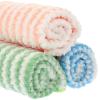RUNROTOO Kitchen Dish Towels 10pcs Set 30x30cm Multi-Color Water Absorbent Washcloths Sturdy Dish Rags for Kitchen Cleaning and Tableware Care Random Color view 3