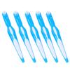 SAFIGLE Double-Head Denture Brush 5pcs Blue False Teeth Cleaning Toothbrush Set Portable Personal Denture Care for Home Use view 1