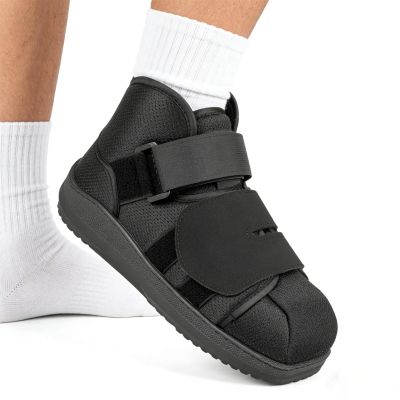 SANGENG Closed Post Op Shoe - Fracture Walking Shoe for Women & Men - Orthopedic Recovery Shoe Brace - Medical Broken Toe Cast Boot or Post-Surgery Broken Foot or Toe (M)