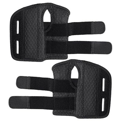 IDEANATEGRATE 2pcs Adjustable Compression Wrist Braces for Hand and Wrist Support Breathable Workout Bands with Stabilizer Fitness Sports Guards for Injury Relief and Management