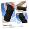 IDEANATEGRATE 2pcs Adjustable Compression Wrist Braces for Hand and Wrist Support Breathable Workout Bands with Stabilizer Fitness Sports Guards for Injury Relief and Management view 4