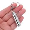 Alipis Portable Silver Cigar Punch Cutter with Keychain, Stainless Steel Hole Cutter Tool for Outdoor Parties and Everyday Carry view 4