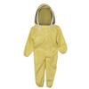 Omquot Anti-bee suit, cotton, breathable, good ion, round hat, beekeeper suit, easy to wear for outdoor, Yellow, #608 view 1