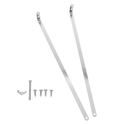 PAMINGONO Replacement Flat Mop Rod Handle Pair 32cm Thickened Pull Rod Mop Repair Parts for Home and Commercial Floor Cleaning