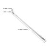 PAMINGONO Replacement Flat Mop Rod Handle Pair 32cm Thickened Pull Rod Mop Repair Parts for Home and Commercial Floor Cleaning view 2