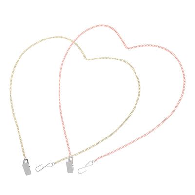 PATKAW 2pcs Clothes Zipper Puller and Zipper Helper Tool for Dresses and Boots, Gold Rose Gold Metal Chain Assist, Smooth Zip Operation Tool for Women and Pregnant Users