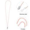 PATKAW 2pcs Clothes Zipper Puller and Zipper Helper Tool for Dresses and Boots, Gold Rose Gold Metal Chain Assist, Smooth Zip Operation Tool for Women and Pregnant Users view 3