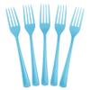 SK.Royal Heavy Duty Light Blue Plastic Forks | 50 Count,7.5 in view 1