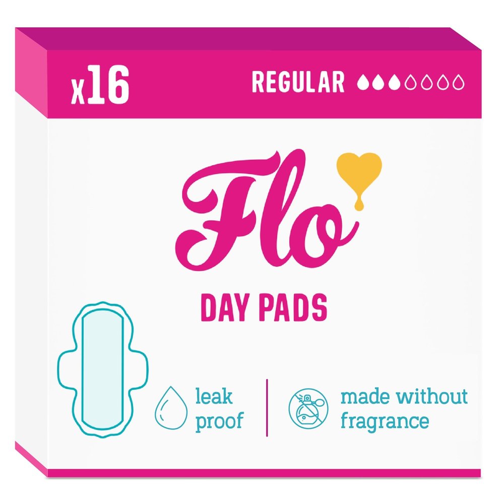 Flo Bamboo Day Pads 16 Ct (Pack of 3)