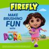 FIREFLY Manual Toothbrush for Kids with Suction Cup, Dora the Explorer, Soft Bristle, 2 Toothbrushes +1 Cover view 2