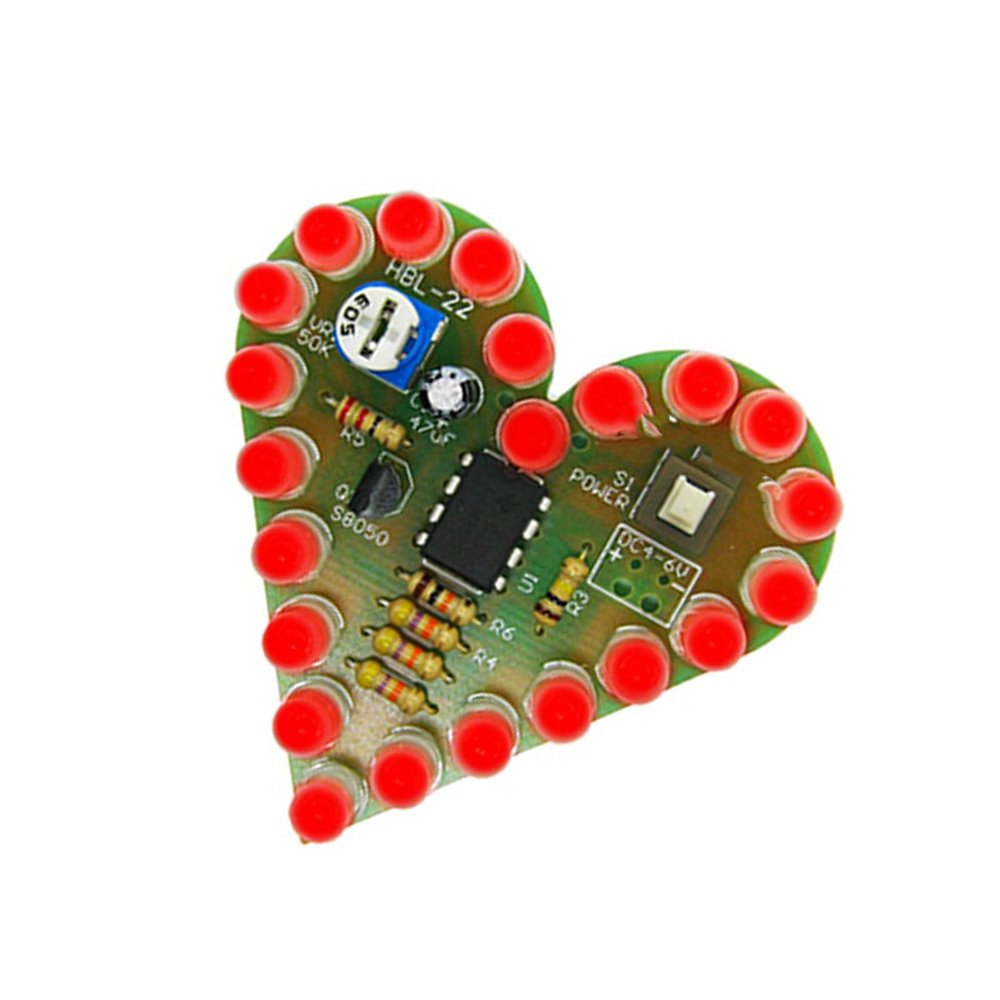 Adjustable Breathing Light Set Analog Circuit Board for Beginners Education Without Programming Required Design Analog Breathing LED