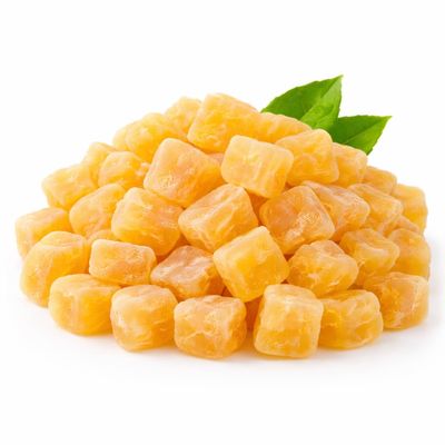 Dried Pineapple Dices, Pineapple Cubes, Soft and Chewy Texture, Tropical Dried Fruit Snack for Baking, Oatmeal, Yogurt, Trail Mix, No Added Colors and No Artificial Flavors, Resealable Bag, 1 lb