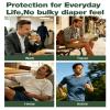 Battewa Incontinence Underwear for Men 60ml Leakproof Boxer Brief 5pack, L view 2