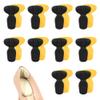 10 PCS Anti-Slip Heel Liners for Women Shoes, Soft Cushion Heel Pads for Shoes that are Too Big, Back Heel Cushion Pads Heel Grips Shoe Heel Inserts for Women and Men (Black) view 1