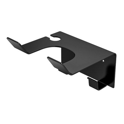Gadpiparty Stainless Steel Hair Dryer Holder Wall Mounted No-drill Blow Dryer Rack with Black Coating Suitable for Home and Travel Use