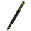 GLSTOY Deep Tissue Muscle Roller Stick Black + Black-Green, Hand Roller for Muscles, Calf and Leg Massage Tool for Athletes, Fitness and Relief view 1