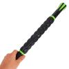 GLSTOY Deep Tissue Muscle Roller Stick Black + Black-Green, Hand Roller for Muscles, Calf and Leg Massage Tool for Athletes, Fitness and Relief view 3
