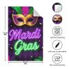Amooorous Mardi Gras Nola Festive Carnival decorative kitchen hand towels that hang camping absorbent towel accesorios para mesas 28x18in set of 6 view 3