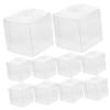 10pcs Plastic Packing Boxes PVC Candy Box for Weddings Parties and Events for Favors and Treats view 1